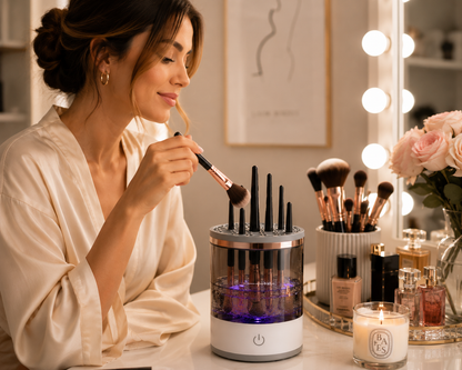 Limpiador Electronico De Brochas Cosmeti