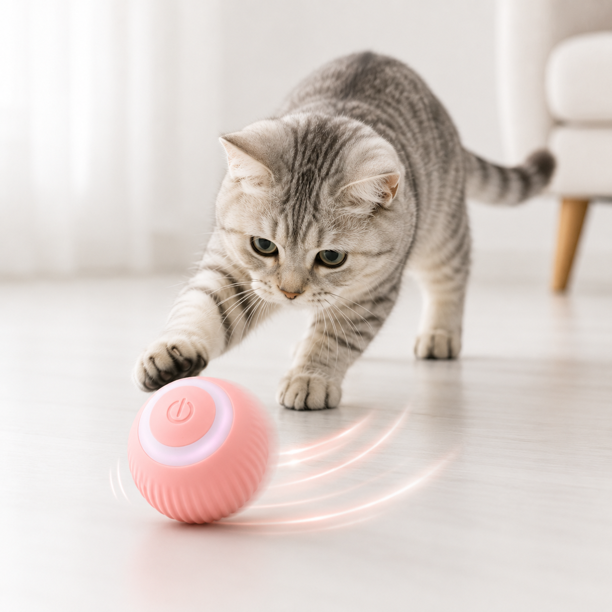 Pelota Interactiva para Gato y Perro